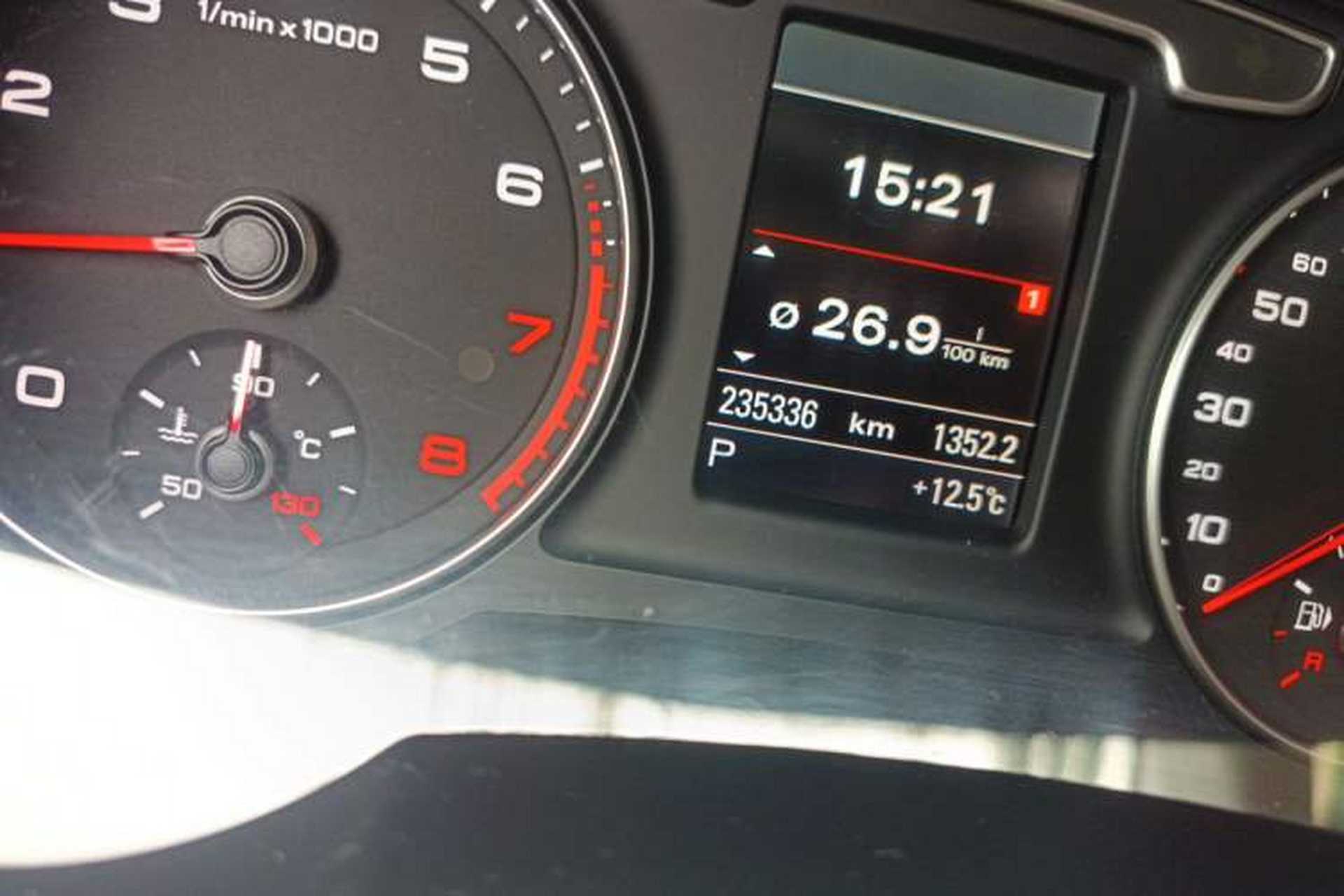 Used Audi Q3 2015 35 TFSI quattro Technology Edition Odometer Close Up