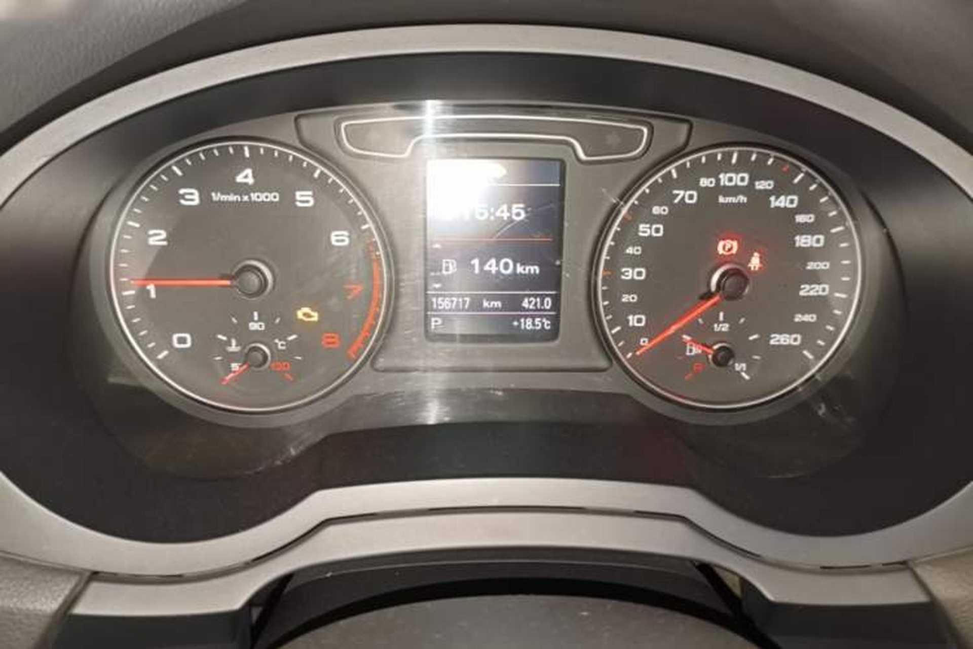 Used Audi Q3 2015 35 TFSI quattro Luxury Edition Odometer Close Up