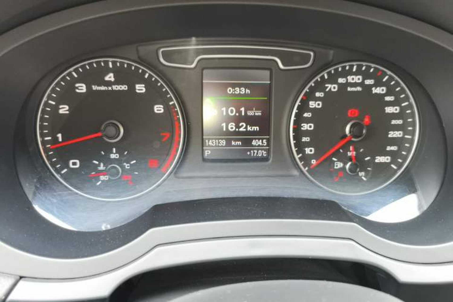 Used Audi Q3 2015 35 TFSI quattro Technology Edition Odometer Close Up