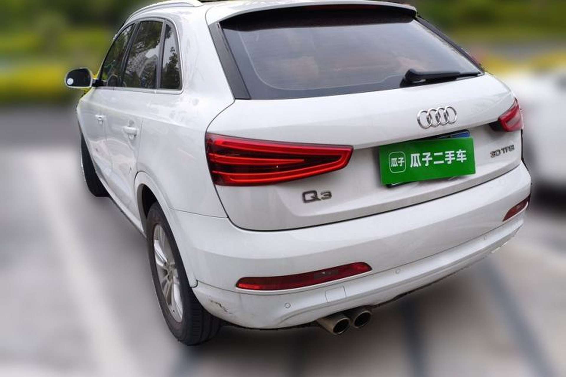 Used Audi Q3 2015 30 TFSI Comfort Model Rear Left 45 Deg