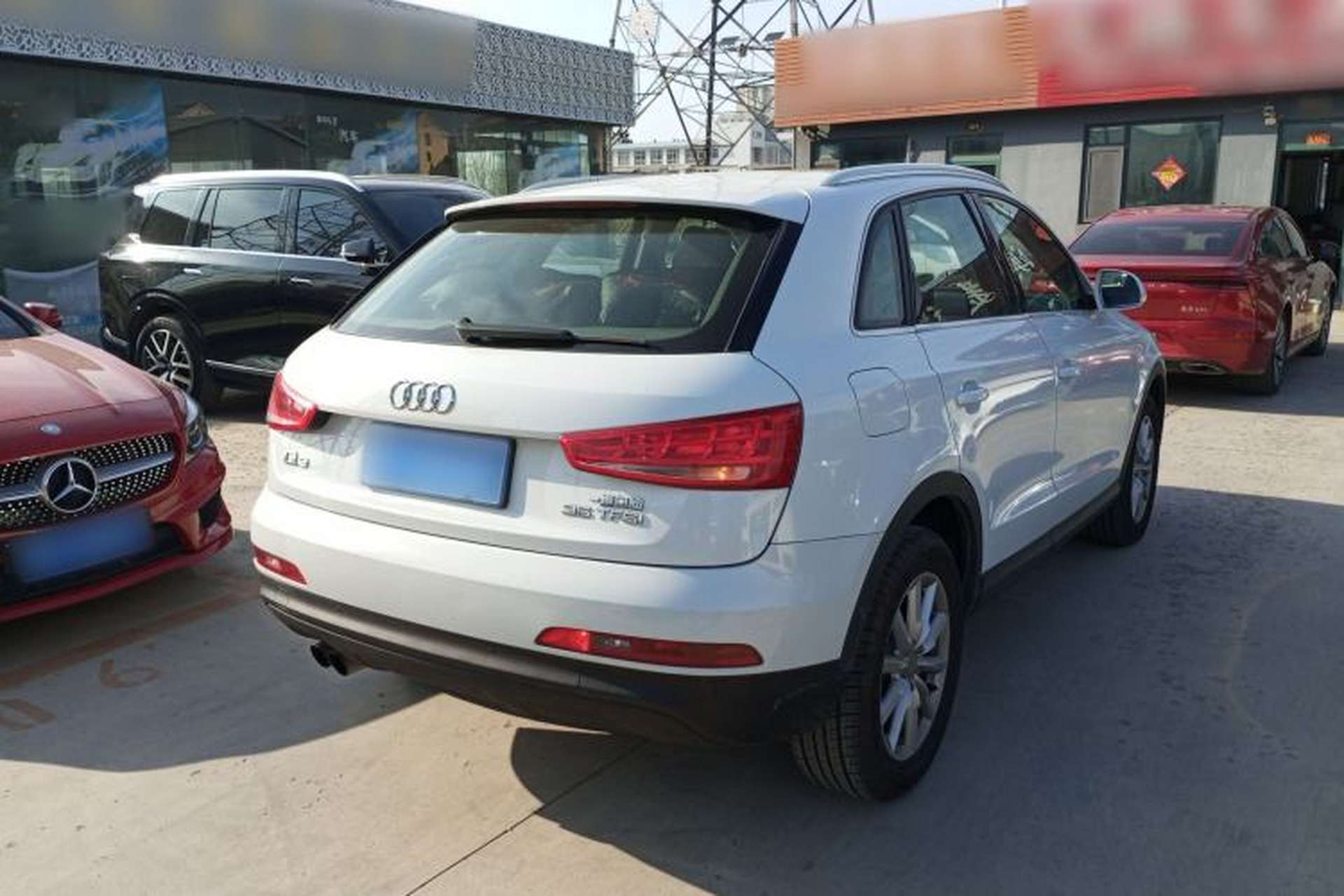 Used Audi Q3 2015 35 TFSI Millionth Anniversary Intelligent Edition Rear Right 45 Deg