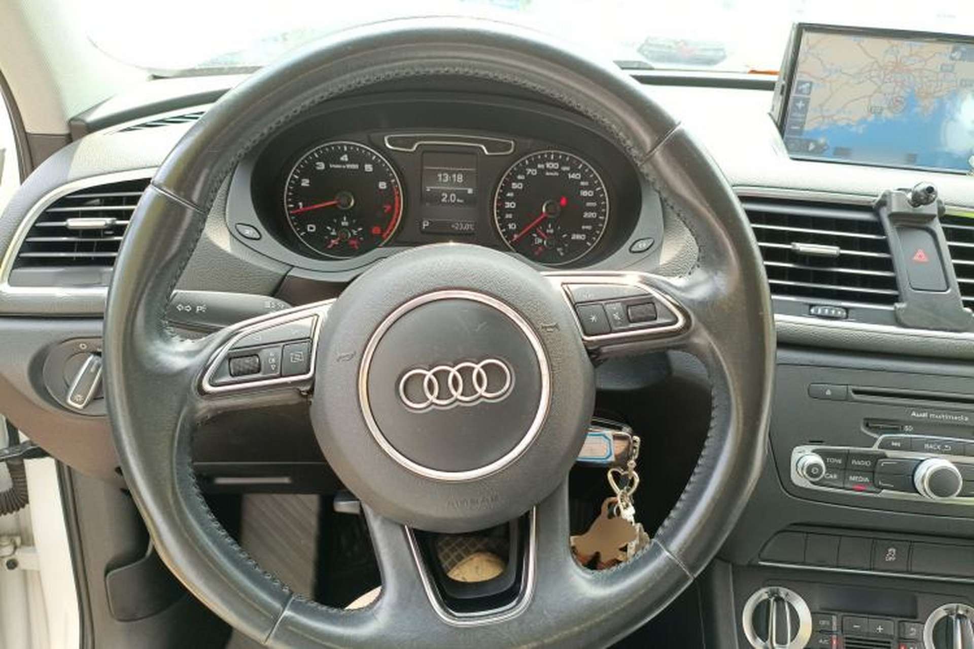 Used Audi Q3 2015 30 TFSI Comfort Model Steering Wheel