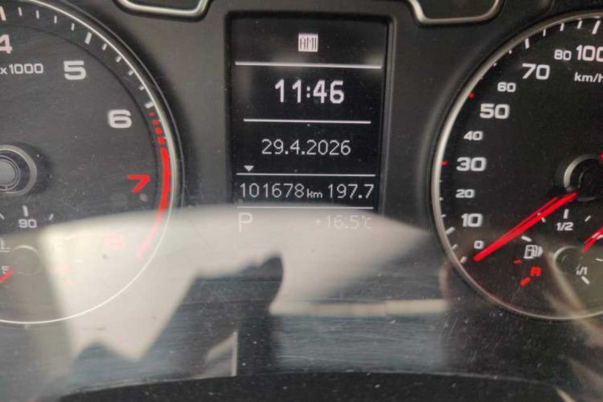 Used Audi Q3 2016 35 TFSI Collection Edition Intelligent Model Odometer Close Up