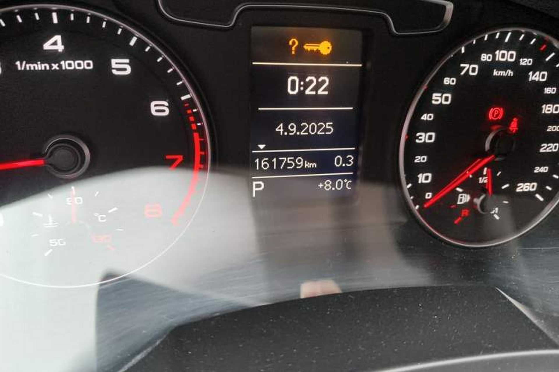 Used Audi Q3 2016 30 TFSI Fashion Model Odometer Close Up