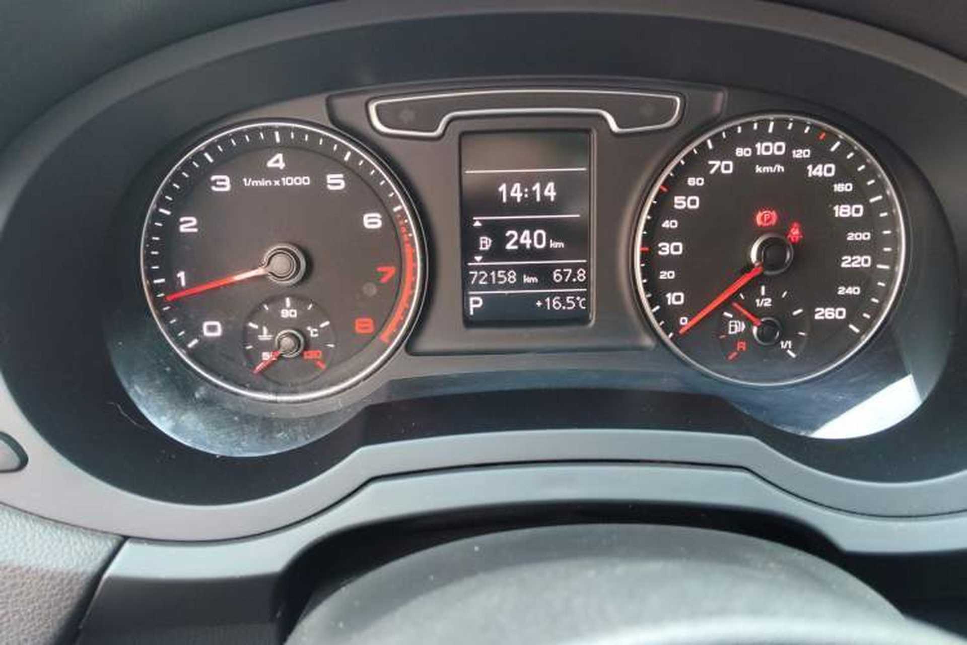 Used Audi Q3 2016 30 TFSI Collector's Edition Comfort Model Odometer Close Up