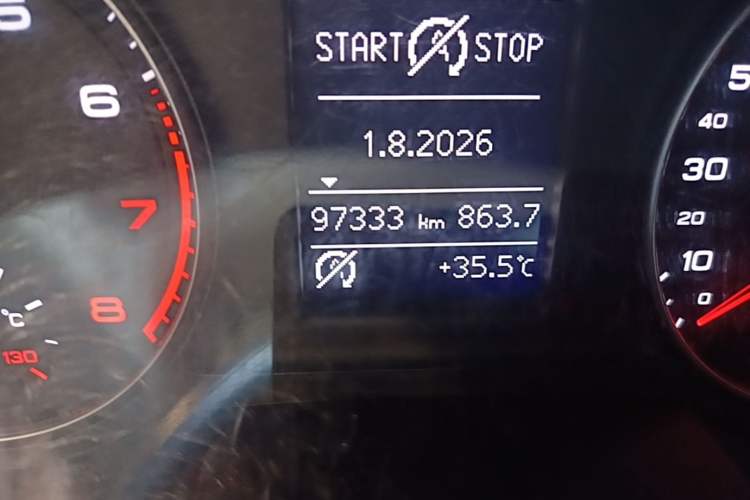 Used Audi Q3 2016 30 TFSI Collector's Edition Intelligent Model Odometer Close Up
