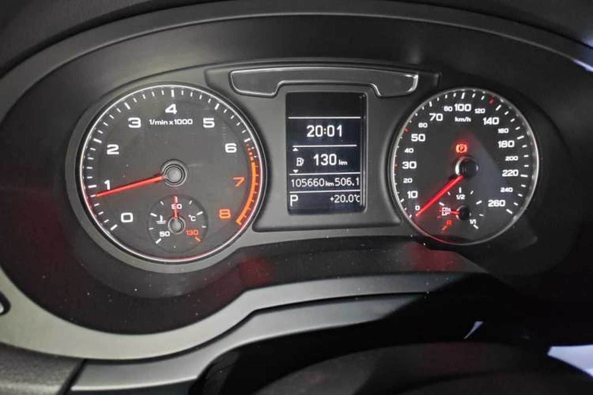 Used Audi Q3 2016 30 TFSI Fashion Model Odometer Close Up