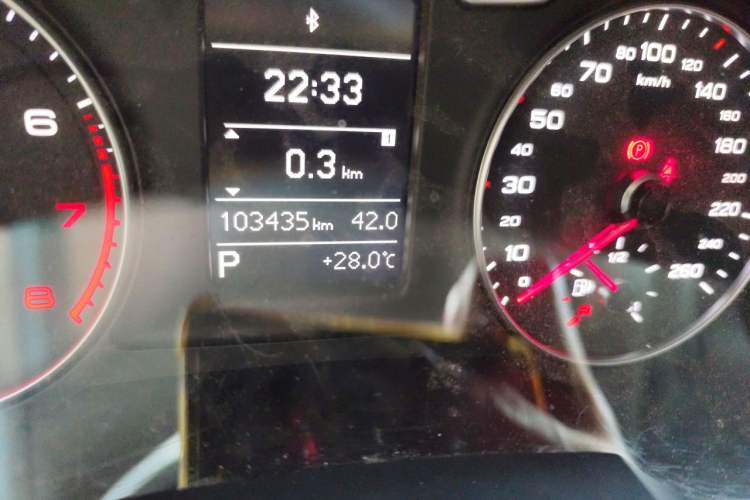 Used Audi Q3 2016 30 TFSI Collector's Edition Intelligent Model Odometer Close Up