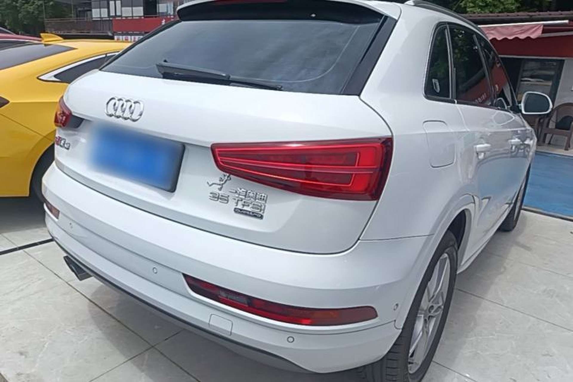 Used Audi Q3 2016 35 TFSI quattro all-wheel-drive style model Rear Right 45 Deg