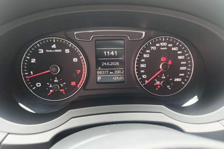 Used Audi Q3 2017 30 TFSI Fashion Model Odometer Close Up