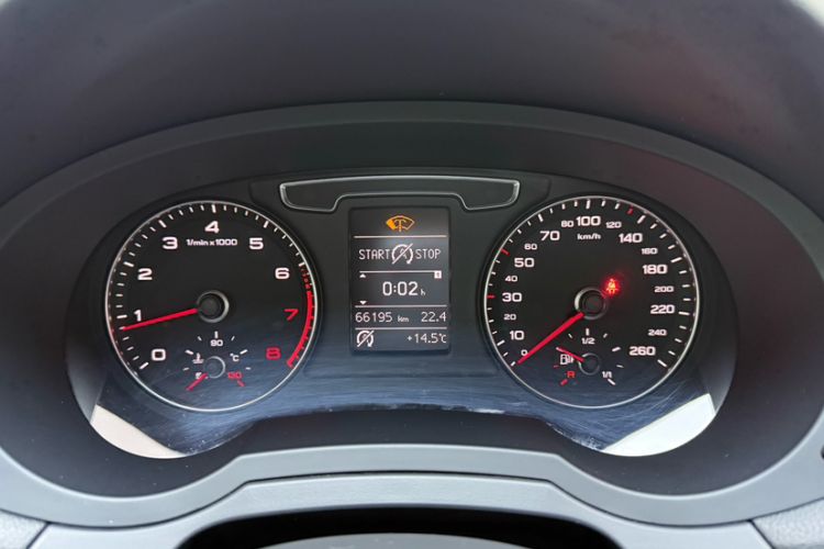 Used Audi Q3 2017 30 TFSI Fashion Model Odometer Close Up