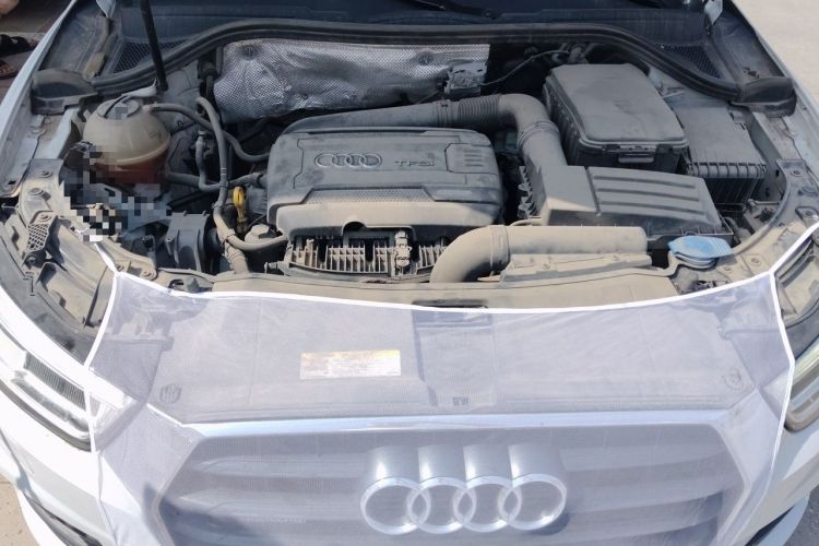 Used Audi Q3 2017 40 TFSI quattro all-wheel-drive sport model Engine Bay