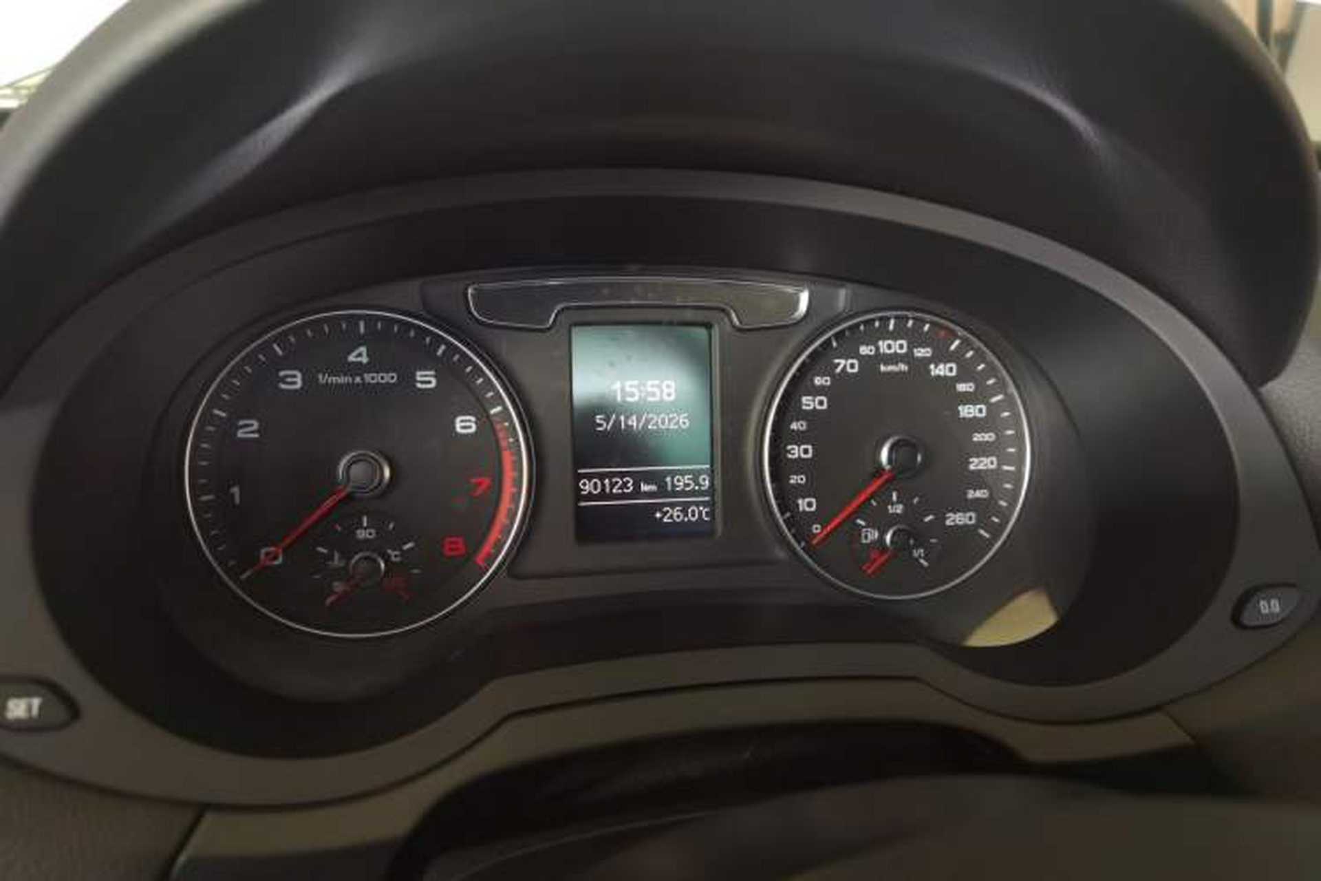 Used Audi Q3 2017 30 TFSI Fashion Model Odometer Close Up