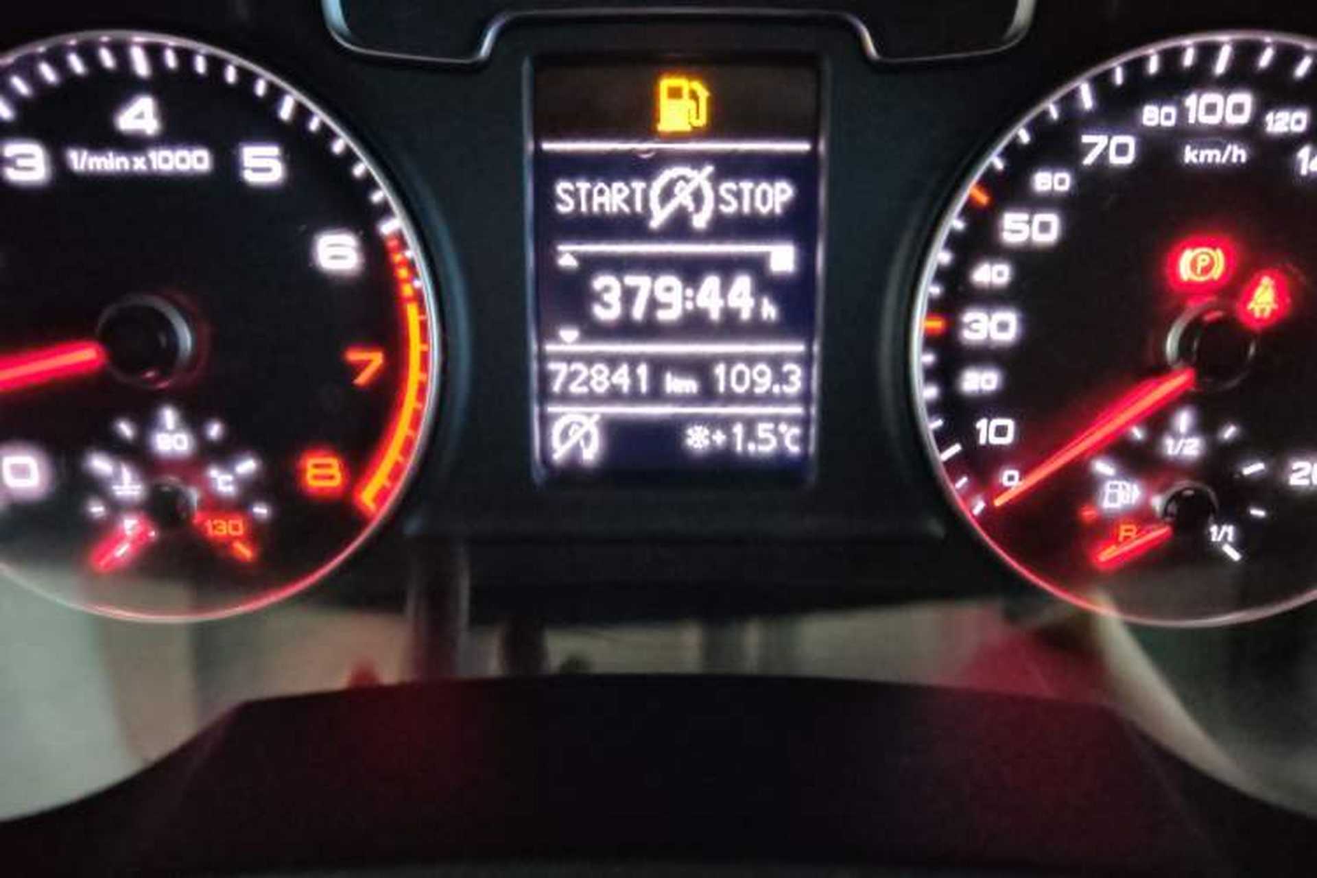Used Audi Q3 2017 35 TFSI Fashion Model Odometer Close Up