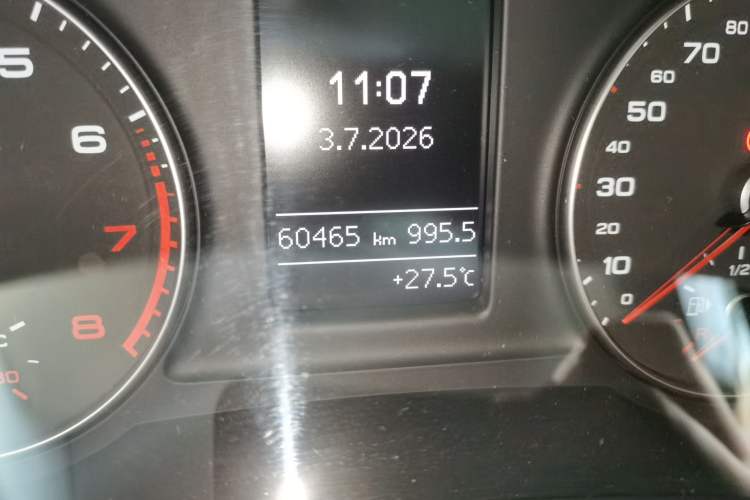 Used Audi Q3 2017 30 TFSI Sport Edition Odometer Close Up