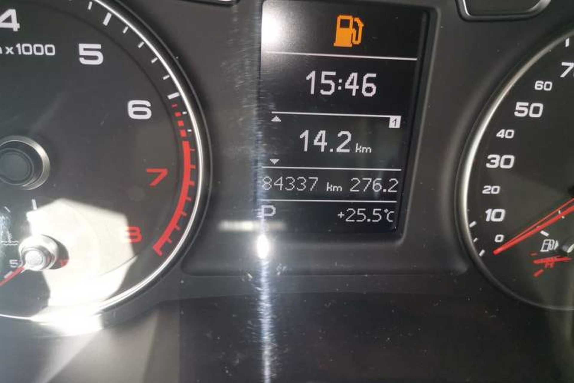 Used Audi Q3 2017 30 TFSI Fashion Model Odometer Close Up