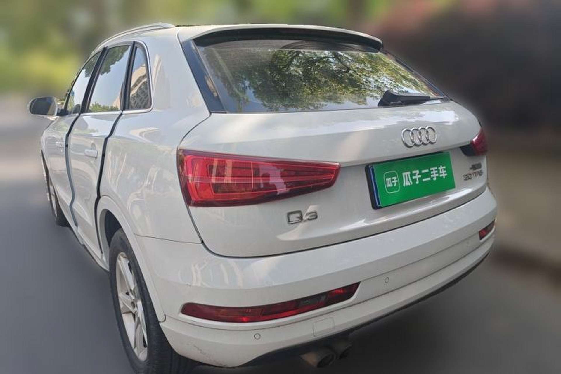 Used Audi Q3 2017 30 TFSI Fashion Model Rear Left 45 Deg