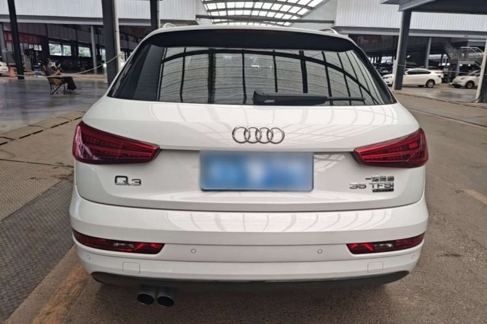 Used Audi Q3 2017 35 TFSI quattro all-wheel-drive sport model Rear