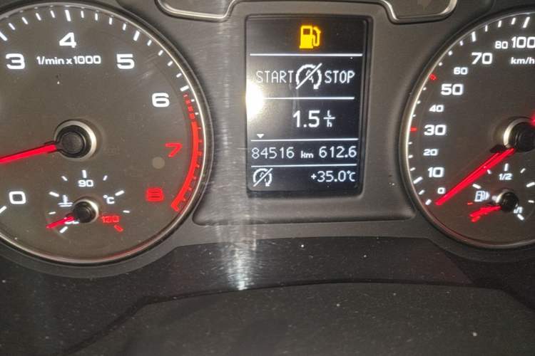 Used Audi Q3 2017 35 TFSI Fashion Model Odometer Close Up