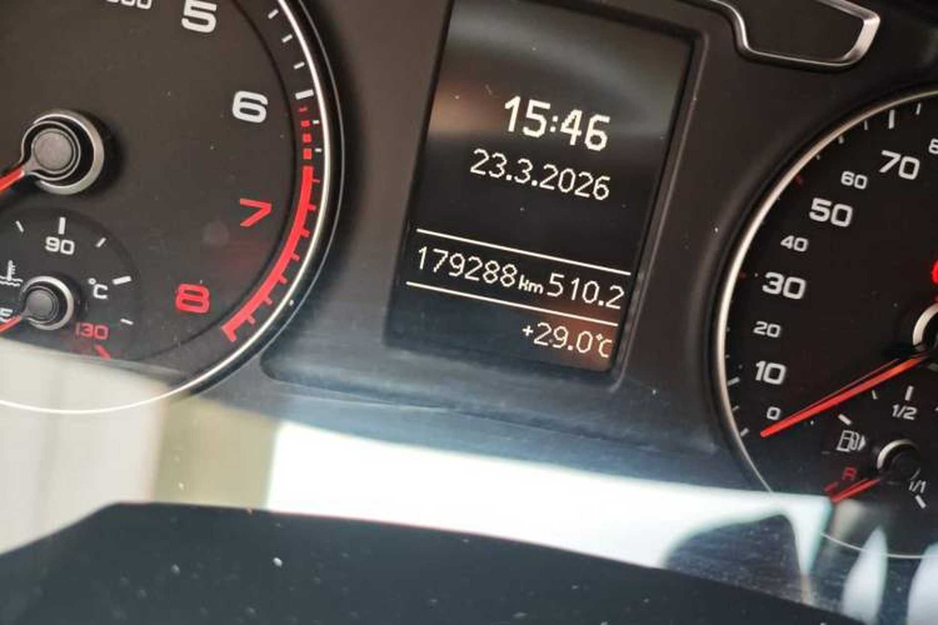 Used Audi Q3 2017 35 TFSI Fashion Model Odometer Close Up