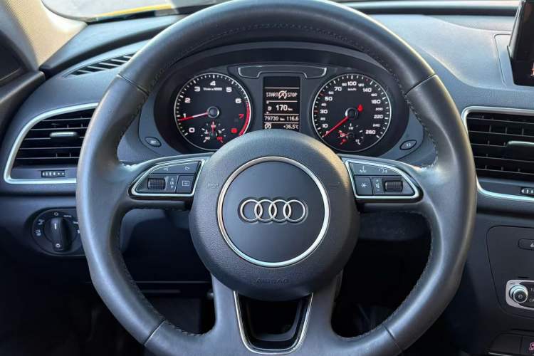Used Audi Q3 2017 30 TFSI Fashion Model Odometer Close Up