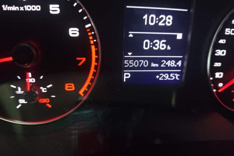 Used Audi Q3 2018 30 TFSI Fashion Edition Collector's Model Odometer Close Up