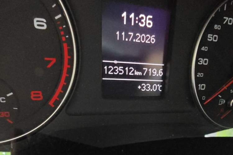 Used Audi Q3 2018 30 TFSI Fashion Edition Collector's Version Odometer Close Up