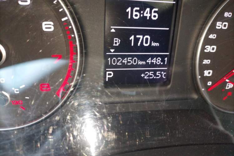 Used Audi Q3 2018 30th Anniversary Edition 30 TFSI Fashion Model Odometer Close Up
