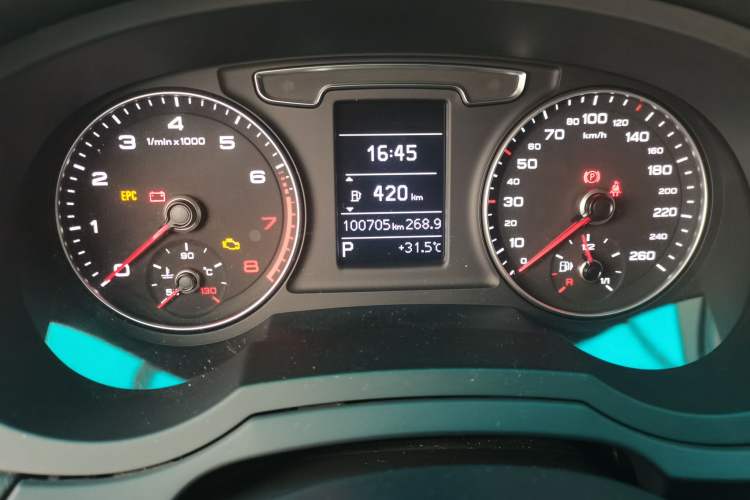 Used Audi Q3 2018 30 TFSI Fashion Edition Collector's Version Odometer Close Up