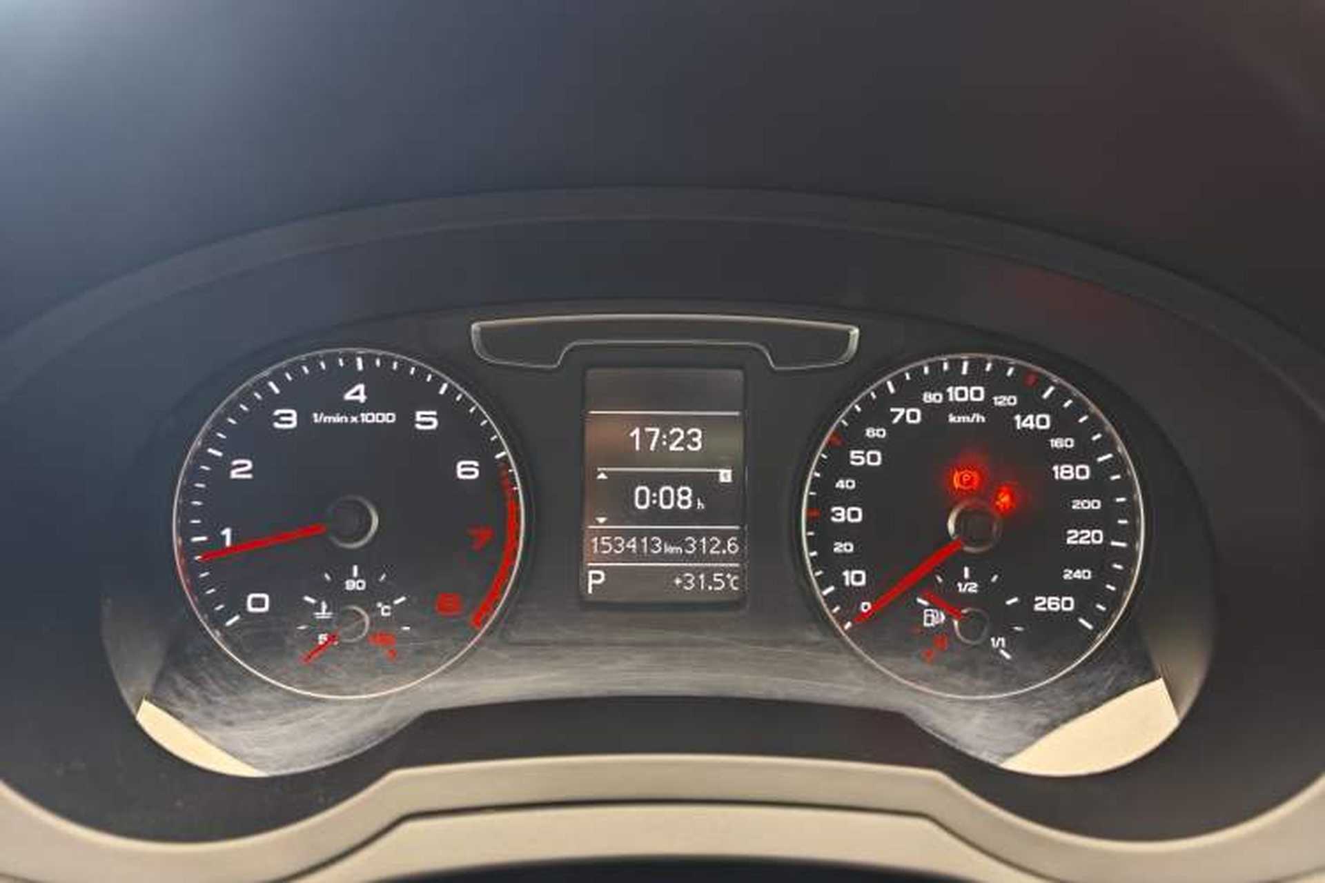Used Audi Q3 2018 30th Anniversary Edition 30 TFSI Style Model Odometer Close Up