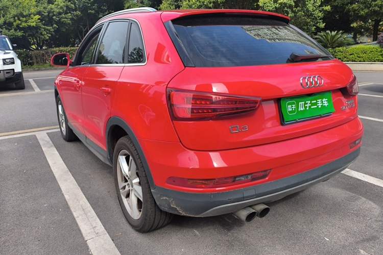 Used Audi Q3 2018 30th Anniversary Edition 30 TFSI Style Model Rear Left 45 Deg