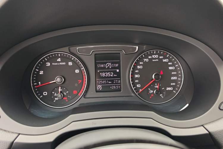 Used Audi Q3 2018 30th Anniversary Edition 35 TFSI Sport Model Instrument Cluster