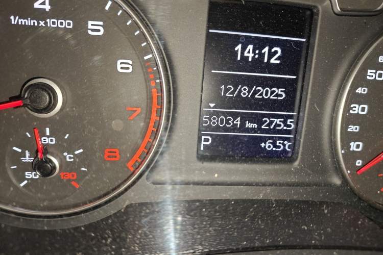 Used Audi Q3 2018 30th Anniversary Edition 30 TFSI Style Model Odometer Close Up