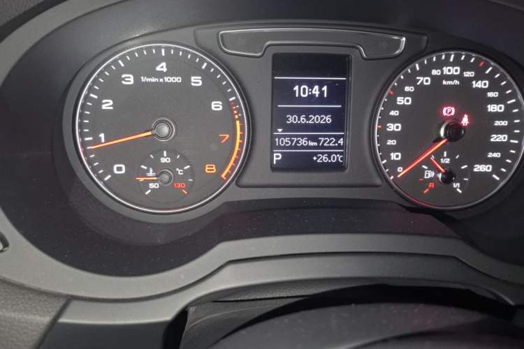 Used Audi Q3 2018 30th Anniversary Edition 30 TFSI Style Model Odometer Close Up