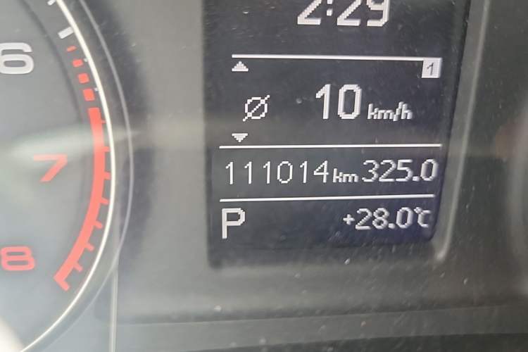 Used Audi Q3 2018 30th Anniversary Edition 35 TFSI Sport Model Odometer Close Up