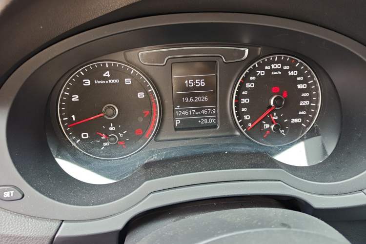 Used Audi Q3 2018 30th Anniversary Edition 35 TFSI Sport Model Odometer Close Up