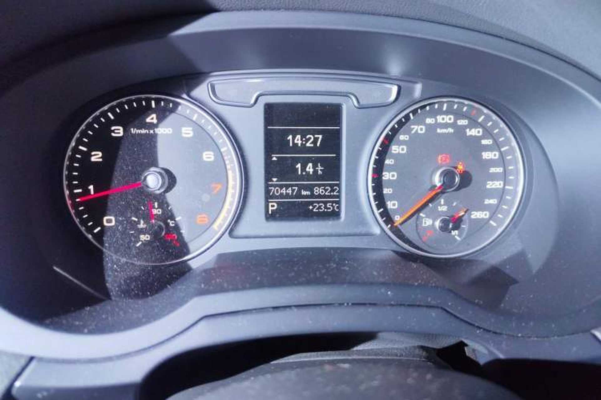 Used Audi Q3 2018 30th Anniversary Edition 35 TFSI Sport Model Odometer Close Up