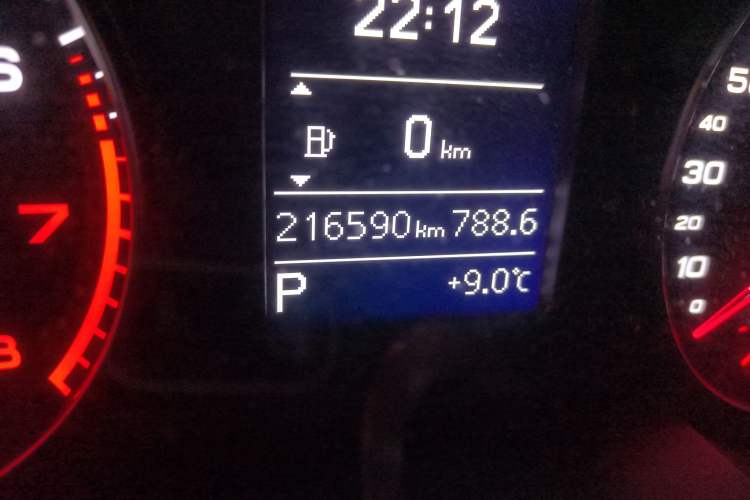 Used Audi Q3 2018 30th Anniversary Edition 35 TFSI Fashion Model Odometer Close Up