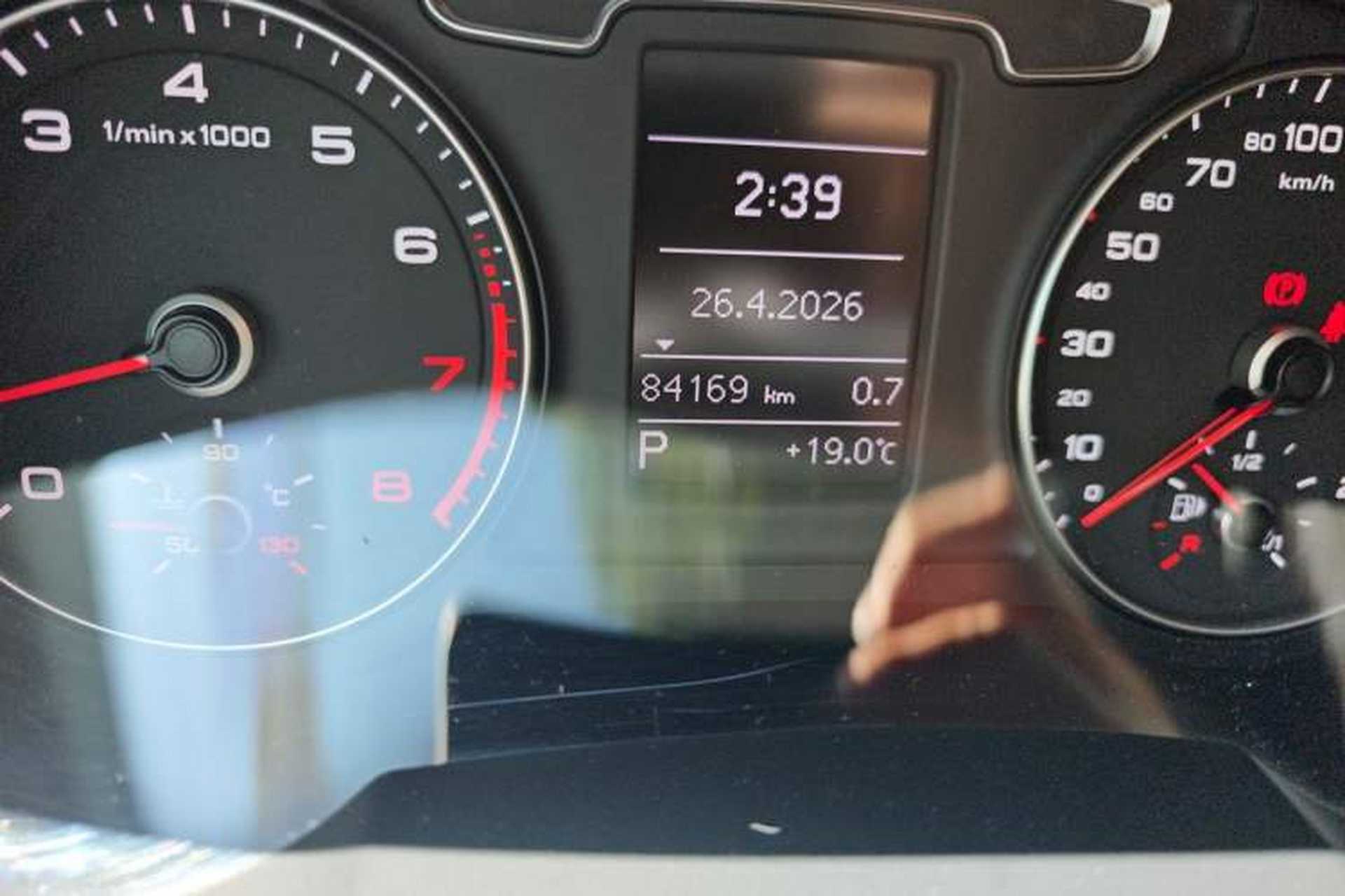 Used Audi Q3 2018 30th Anniversary Edition 30 TFSI Style Model Odometer Close Up