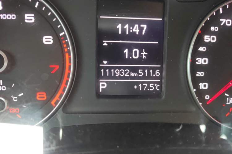 Used Audi Q3 2018 30th Anniversary Edition 30 TFSI Style Model Odometer Close Up