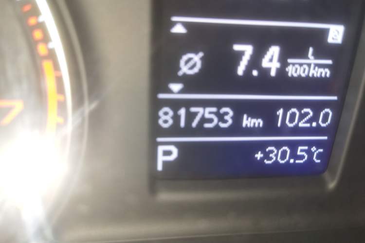 Used Audi Q3 2018 30th Anniversary Edition 30 TFSI Fashion Model Odometer Close Up