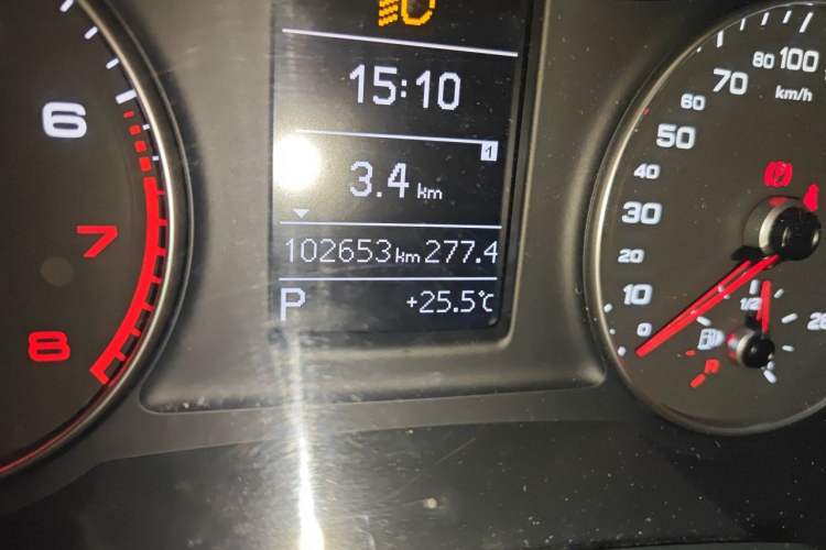 Used Audi Q3 2018 30th Anniversary Edition 35 TFSI Sport Model Odometer Close Up