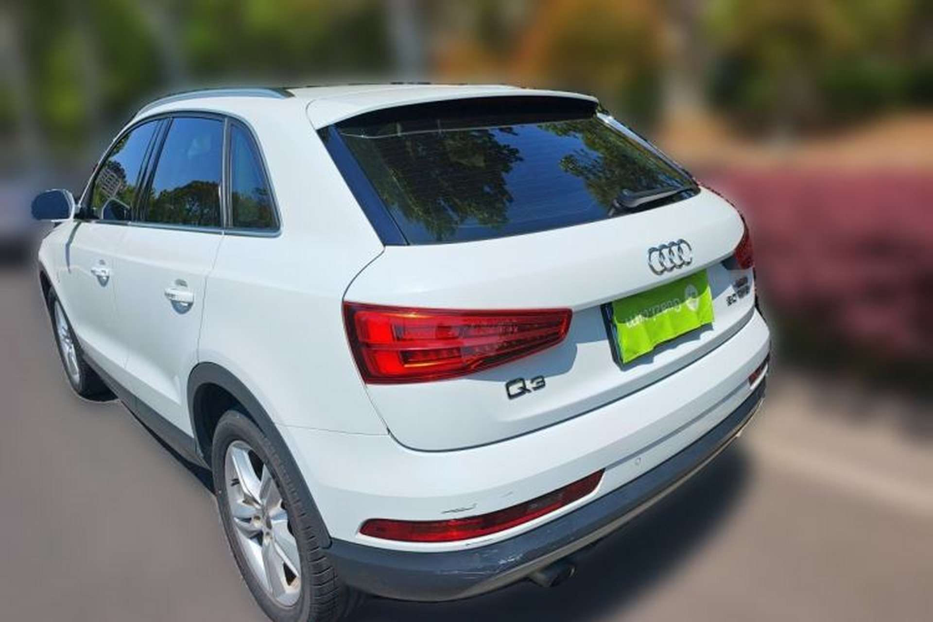 Used Audi Q3 2018 30th Anniversary Edition 30 TFSI Style Model Rear Left 45 Deg