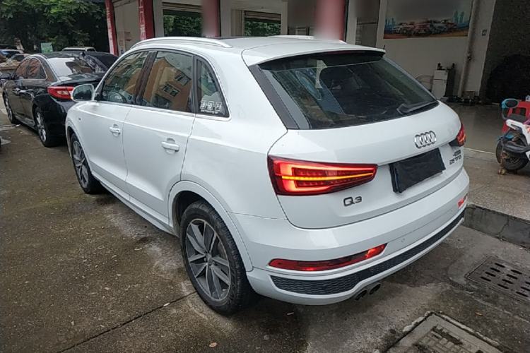 Used Audi Q3 2018 30th Anniversary Edition 35 TFSI Sport Model Rear Left 45 Deg