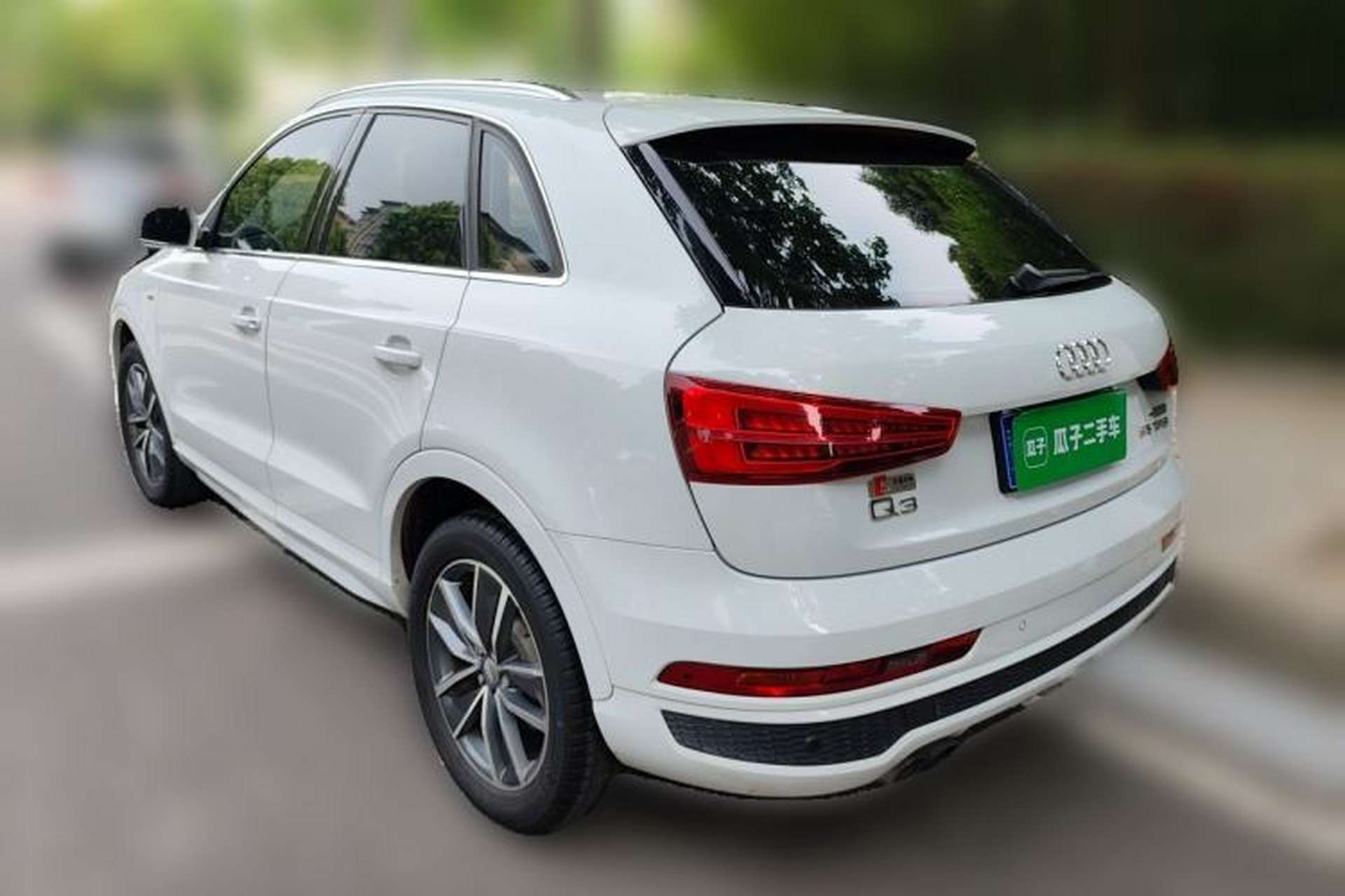 Used Audi Q3 2018 30th Anniversary Edition 35 TFSI Sport Model Rear Left 45 Deg