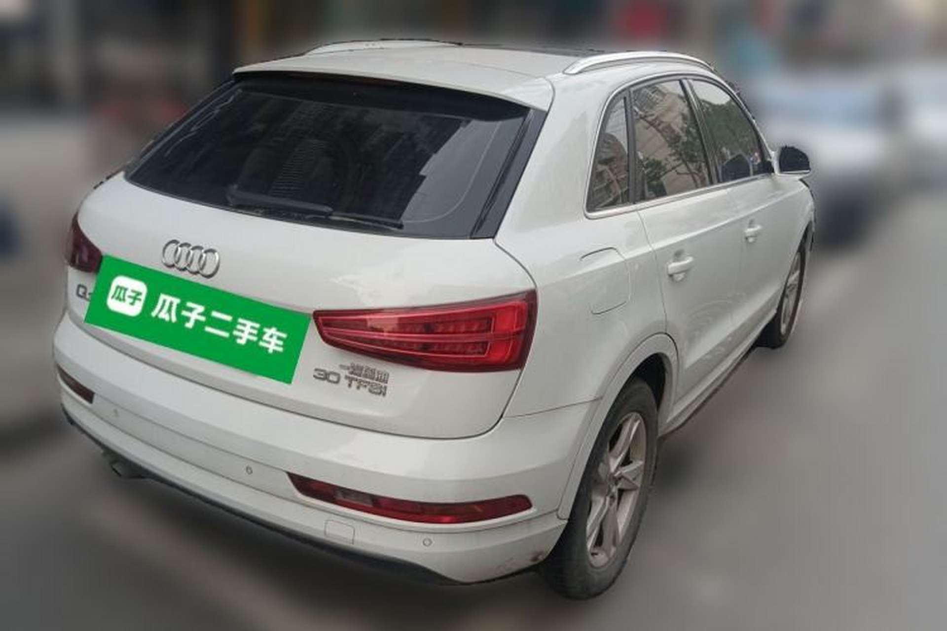 Used Audi Q3 2018 30th Anniversary Edition 30 TFSI Fashion Model Rear Right 45 Deg