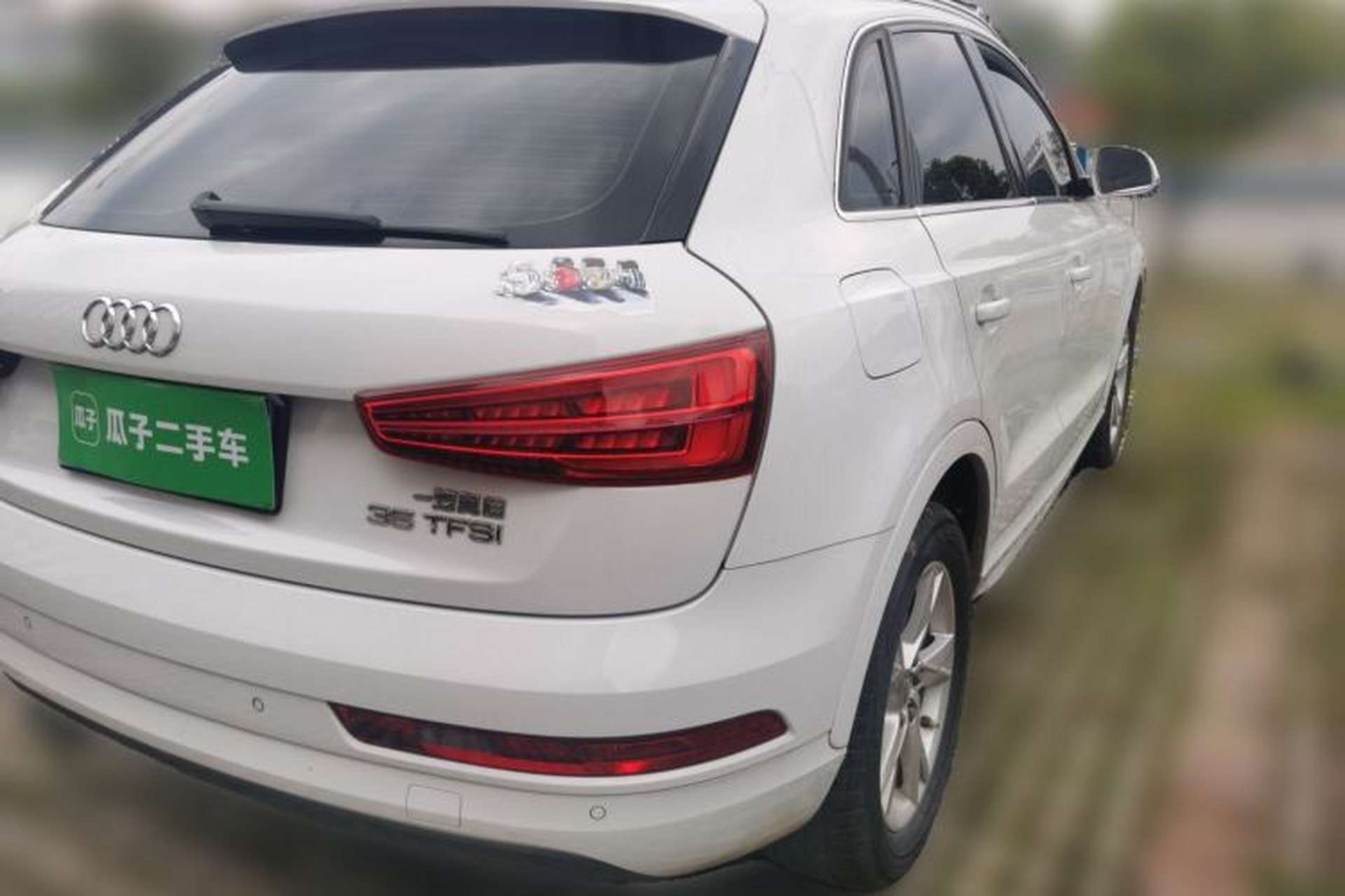 Used Audi Q3 2018 30th Anniversary Edition 35 TFSI Fashion Model Rear Right 45 Deg