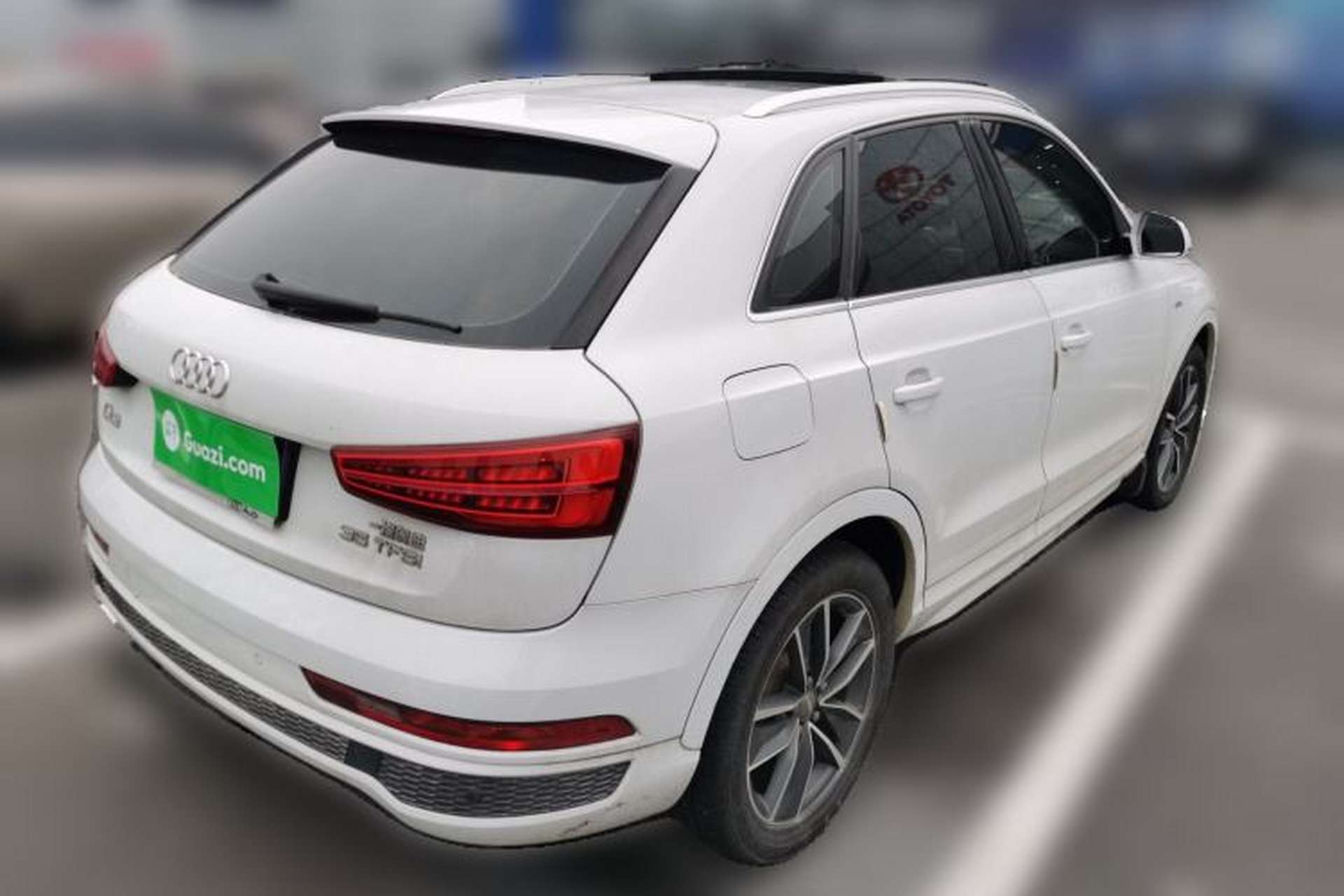 Used Audi Q3 2018 30th Anniversary Edition 35 TFSI Sport Model Rear Right 45 Deg
