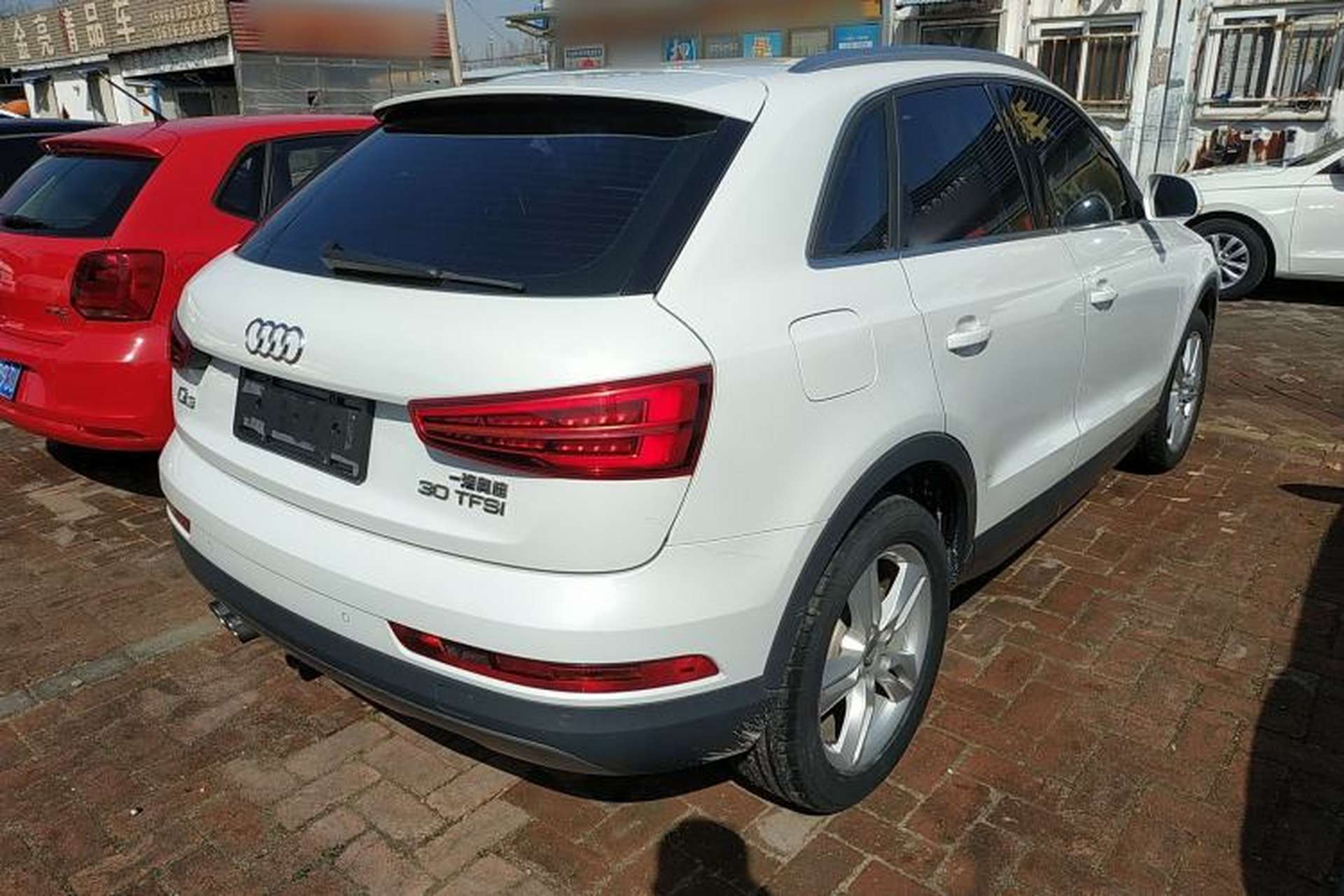 Used Audi Q3 2018 30th Anniversary Edition 30 TFSI Style Model Rear Right 45 Deg