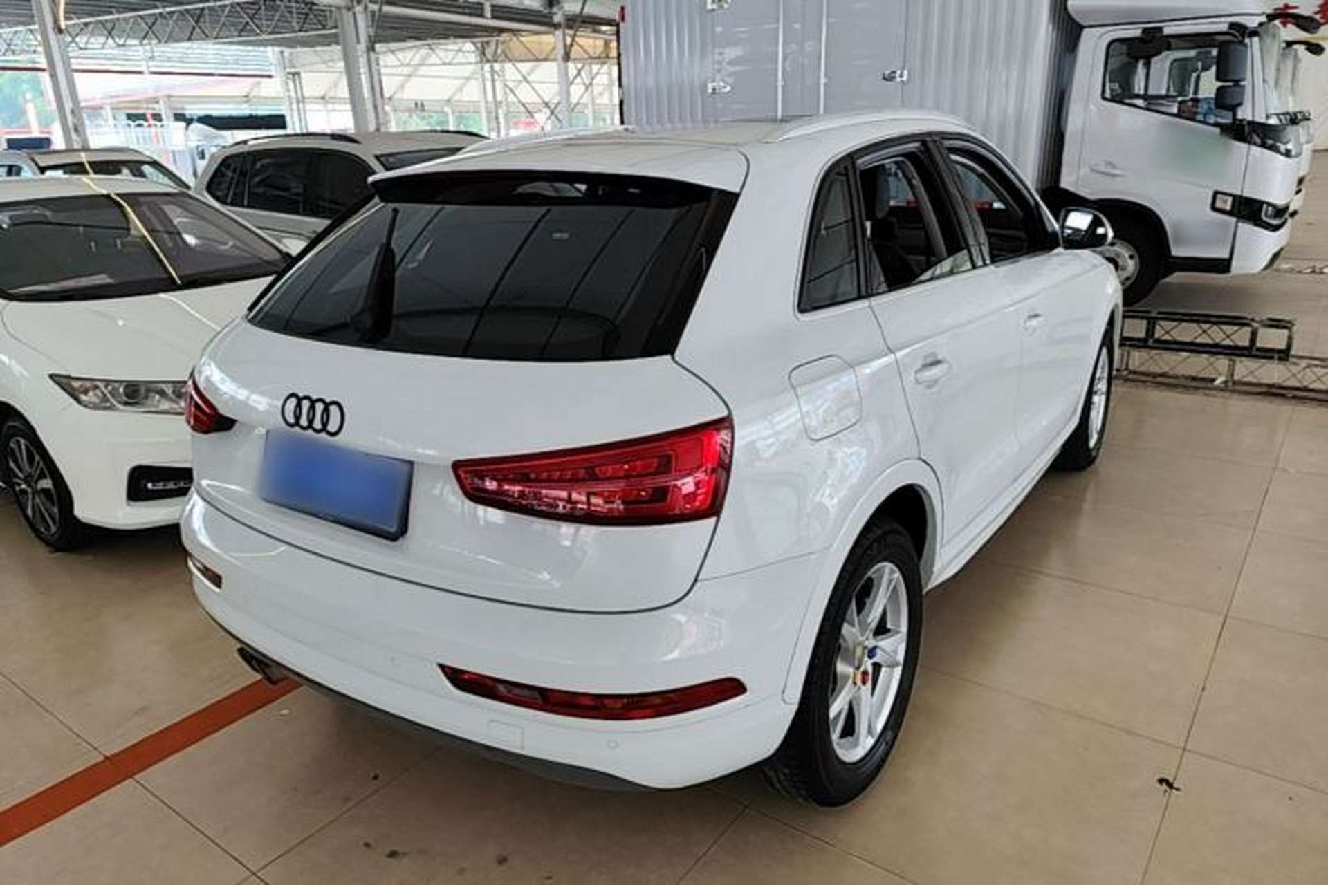 Used Audi Q3 2018 30th Anniversary Edition 30 TFSI Fashion Model Rear Right 45 Deg